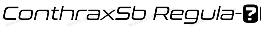 ConthraxSb Regula字体转换